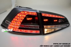 SWLight LED Rckleuchten VW Golf 7 Limo AU 12-16 black GTI-LOOK (fr Werks LED)