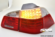SW-Celis LED taillights for 5Series BMW E61 Touring 04-10 red/clear also LCI