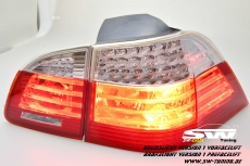 SW-Celis LED taillights for 5Series BMW E61 Touring 04-10 red/clear also LCI