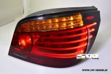 SW-Celis LED taillights for 5Series BMW E60 Sedan 04-10 red/smoke also LCI