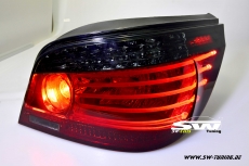 SW-Celis LED taillights for 5Series BMW E60 Sedan 04-10 red/smoke also LCI