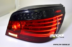 SW-Celis LED taillights for 5Series BMW E60 Sedan 04-10 red/smoke also LCI