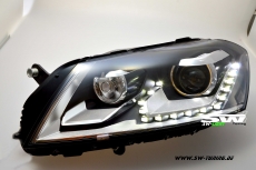 SW-Light Scheinwerfer VW Passat B7 11-15 LED Standlicht Black