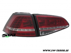 SWLight LED Rckleuchten VW Golf 7 Limo AU 12-16 red/clear GTI-LOOk