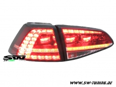 SWLight LED Rckleuchten VW Golf 7 Limo AU 12-16 red/clear GTI-LOOk