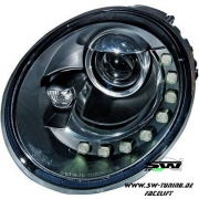 SW-Light Scheinwerfer fr VW NEW Beetle 9C 05-11 Facelift LED Standlicht black