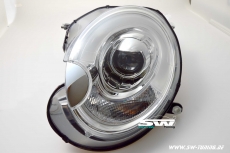SW-LTube headlights for Mini R56/57/55/58/59 06-10 LED Lighttube chrome