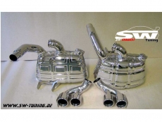 SW-Exhaust Edelstahl Sport Endschalldmpfer fr Porsche 911 996 Carrera/S 97-05