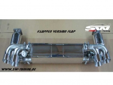 SW-Exhaust Sportendschalldmpfer Edelstahl fr Porsche 911 997 Turbo-II Facelift 10-14