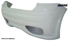 Heckstostange SW-Look fr Toyota Corolla 01-04 Typ E12 mit Materialgutachten 3/4Trer