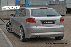 Heckstostange SW-Design fr Audi A3 8P 05-08 3Trer mit Teilegutachten