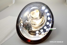SWLight Scheinwerfer fr VW NEW Beetle 9C 97-04 LED Standlicht chrom/Black