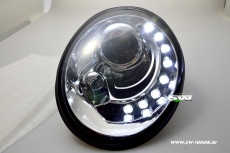 SWLight Scheinwerfer fr VW NEW Beetle 9C 97-04 LED Standlicht chrom/Black