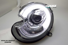 SW-LTube Xenon headlights for Mini R56/57/55/58/59 06-10 LED Lighttube chrome