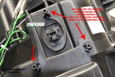 SW-LTube Xenon headlights for Mini R56/57/55/58/59 06-10 LED Lighttube chrome