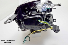 SW-LTube Xenon headlights for Mini R56/57/55/58/59 06-10 LED Lighttube chrome