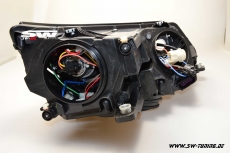 SWDRL Scheinwerfer fr VW Tiguan 5N GP 11-15 Facelift LED Standlicht + TFL(Birne) black