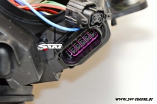 SWDRL Scheinwerfer fr VW Tiguan 5N GP 11-15 Facelift LED Standlicht + TFL(Birne) black