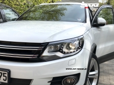 SWDRL Scheinwerfer fr VW Tiguan 5N GP 11-15 Facelift LED Standlicht + TFL(Birne) black