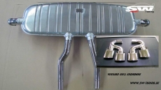 SW-Exhaust Edelstahl Sport Endschalldmpfer fr Porsche Cayenne S Typ 955 9PA 02-07