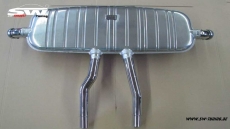 SW-Exhaust Edelstahl Sport Endschalldmpfer fr Porsche Cayenne Turbo 955 9PA 02-07