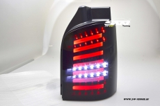 SW-Celis LED taillights VW T5 Type 7H 7E 03-15 Black/smoke Lightbar