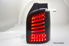 SW-Celis LED taillights VW T5 Type 7H 7E 03-15 Black/smoke Lightbar