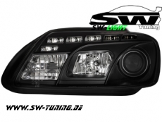 SW-Light headlights VW Touran 1T/ Caddy 03-06 LED positionslight chrome
