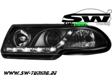 SW-Light headlights Opel Astra F 95-98 LED TFL-Optik black