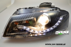 SW-Light Scheinwerfer AUDI A3 8P 2003-2008 LED Standlicht black