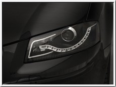 SW-Light Scheinwerfer AUDI A3 8P 2003-2008 LED Standlicht black