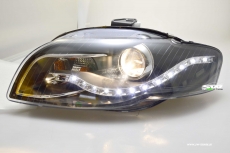 SW-Light Scheinwerfer AUDI A4 B7 & Cabrio 8H 04-08 LED Standlicht black