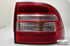 SW LED Rckleuchten fr Porsche Cayenne I 9PA/1 03-07 red/crystal