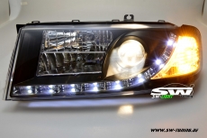 SW-Light headlights Skoda Octavia I 00-04 LED positionslight black