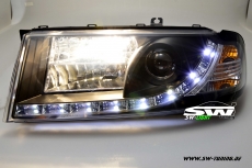 SW-Light headlights Skoda Octavia I 00-04 LED positionslight black