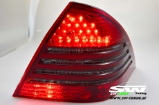 SW-Light LED Rckleuchten fr Mercedes Benz W203 C-Klasse 00-04 red/black