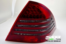 SW-Light LED Rckleuchten fr Mercedes Benz W203 C-Klasse 00-04 red/black