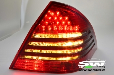 SW-Light LED Rckleuchten fr Mercedes Benz W203 C-Klasse 00-04 red/black
