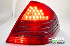 SW-Light LED Rckleuchten fr Mercedes Benz W203 C-Klasse 00-04 red/black