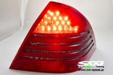 SW-Light LED Rckleuchten fr Mercedes Benz W203 C-Klasse 00-04 red/black