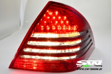 SW-Light LED Rckleuchten fr Mercedes Benz W203 C-Klasse 00-04 red/black