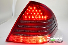 SW-Light LED Rckleuchten fr Mercedes Benz W203 C-Klasse 00-04 red/black