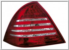 SW-Light LED Rckleuchten fr Mercedes Benz W203 C-Klasse 00-04 red/crystal