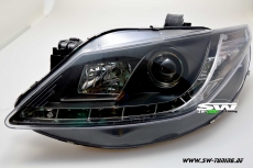 SW-Light Scheinwerfer Seat Ibiza 6J 08-12 LED Standlicht black