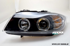 Angel Eye Scheinwerfer BMW E90/E91 3er LED Standlichtringe black 05-09