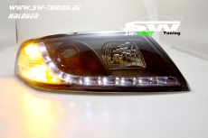 SW-Light headlights Skoda Octavia II 04-09 LED dlr-Optik black