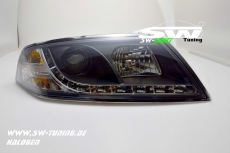 SW-Light headlights Skoda Octavia II 04-09 LED dlr-Optik black