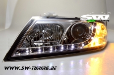 SW-Light headlights Skoda Octavia 1Z II 04-09 LED positionlight chrome