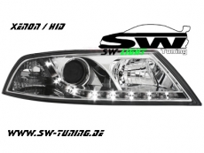 SW-Light headlights Skoda Octavia II 04-09 LED positionslight HID chrome