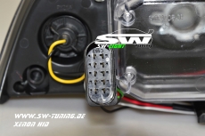 SW-Light headlights Skoda OctaviaII 04-09 LED positionslight HID black